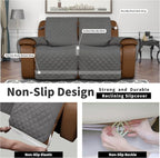Easy-Going Oversized Loveseat Recliner Cover, Reversible Couch Cover - Image 4