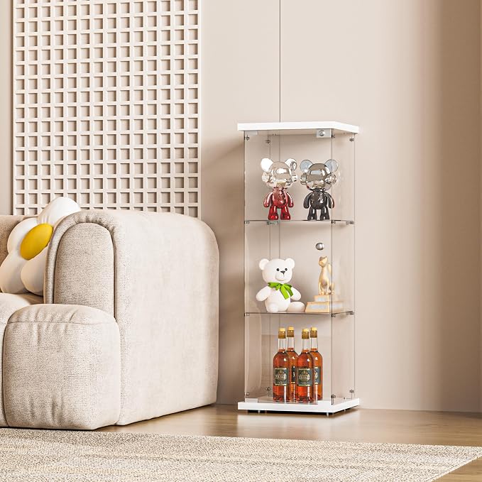 FANYUSHOW 3-Shelf Glass Display Cabinet - Image 7
