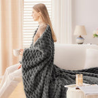 NEWCOSPLAY Fleece Clouds Cozy King Blanket - Image 7