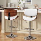 YaFiti Bar Stools Modern Swivel Bar Chairs, Barstools Counter Height - Image 3