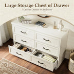 AODK Farmhouse 6 Drawer Dresser - Image 4