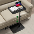 360° Swivel Sofa Side Table for Couch by Unknown