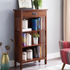 Leick Home 82262 Mission Mantel Height Bookcase - Image 8