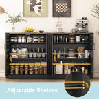 Sideboard Buffet Cabinet with Storage - Image 3