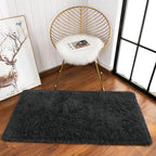 Chicrug Soft Runner Rug for Bedroom Living Room Plush Fluffy Rug 2x3 | Shag - Image 4