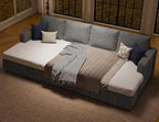 Belffin Modular Sectional Sleeper Sofa Bed - Image 7