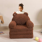 MOMCAYWEX Kids Sofa, Sherpa Couch - Image 5