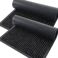 OLANLY 2-Pack Front Door Mats 71x47, Waterproof Heavy-Duty Doormats | Off-Black by OLANLY