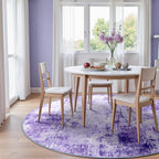 RELEANY Washable Round 6ft Area Rug - Image 2