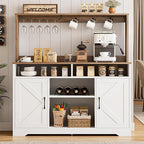 IRONCK 58" Farmhouse Coffee Bar Cabinet by IRONCK