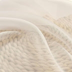 Cream Sheer Curtains 84 Inches Long 2 Panels - Image 6