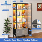 5-Tier Glass Display Cabinet - Image 4