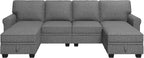 HONBAY Convertible Sectional Sofa - Image 8