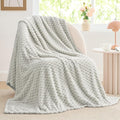 BEDELITE Light Grey Throw Blanket by BEDELITE