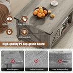 ALLSTAND 48" Farmhouse Lift Top Coffee Table - Image 3