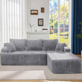 Hobestluk Modular Sectional Sofa Couches L-Shape Couch 3 Seat Modular Sofa by YourHomeDeservesMore