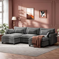Marsail Modular Sectional Sofa 110.6" U-Shaped Modern Comfy Cloud Couch by Marsail