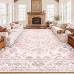 RELEANY Washable Area Rug, Large 10'x14', Water Repellent, Pet Friendly - Image 3