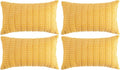 Fancy Homi 4 Packs Decorative Throw Pillow Covers by Fancy+Homi