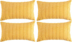 Fancy Homi 4 Packs Decorative Throw Pillow Covers by Fancy+Homi