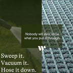 WaterHog Squares Front Door Mat Indoor Outdoor Entrance, All-Weather Mats | - Image 7