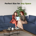 Kidirect 70in U Shaped Couch, Modular Sofa No Tool Assembly, Comfy Sectional - Image 9