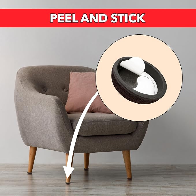 Super Sliders Secure Grip Formed Felt Movers - Image 4