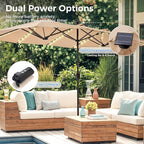 SUPERJARE 13ft Outdoor Patio Umbrella - Image 3