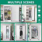 Letaya Metal Locker, Steel Wardrobe Storage Cabinets - Image 3