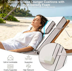 Chaise Lounge Cushions Outdoor 80x26x6 Inch, Fade Resistant 6'' Thicken Outdoor - Image 4