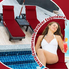 Wenqik 2 Pcs Outdoor Chaise Lounge Cushion - Image 5