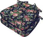AAAAAcessories D-Shaped Chair Cushions, Machine-Washable Cover, Night-Blooming by AAAAAcessories
