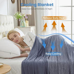 OIGAE Cooling Blanket for Hot Sleepers - Image 4
