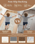 Madane Washable Kitchen Rug Set of 3 Small Area Rugs Non-Slip - Image 8