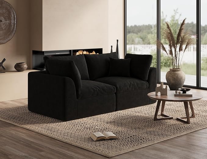 ohllob 78.9" Loveseat Sofa, Cloud Boneless Couches - Image 6