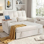 54'' Sleeper Sofa Bed, Convertible Pull Out Couch Futon by tiramisubest