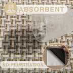 Door Mat Indoor Entrance 17"x29", Absorbent Indoor Door Mat, Non Slip Rubber - Image 3