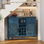 ARTPOWER 47.2" Vintage Wine Bar Cabinet - Image 5