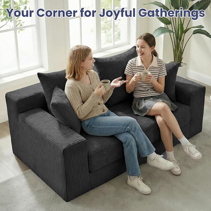 3-in-1 Convertible Sofa Bed: Boneless Loveseat Sleeper & Folding Couch Bed - Image 8