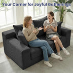 3-in-1 Convertible Sofa Bed: Boneless Loveseat Sleeper & Folding Couch Bed - Image 8