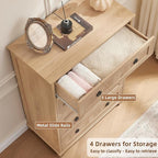 Joaxswe Farmhouse 5 Drawer Dresser - Image 3