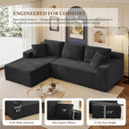 96" Sectional Couches for Living Room Cloud Couch Sofa - Image 7