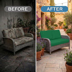 Waterproof Outdoor Cushion Covers, Stretch Patio Slipcovers | UV Resistant - Image 4