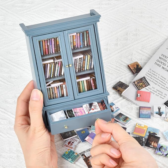 Anxiety Bookshelves, Anxiety Bookshelf, Handcrafted Mini Bookshelf - Image 2
