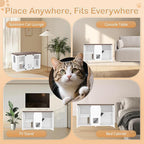 47.25" Large Cat Litter Box Enclosure - Image 9