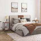 HOOBRO Side Table with Charging Station, Small End Table with USB Port and - Image 4