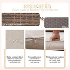 7 Pieces Patio Furniture Set - Image 4