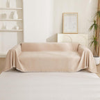MYSKY HOME Khaki Sectional Sofa Covers Chenille Couch Cover - Image 7