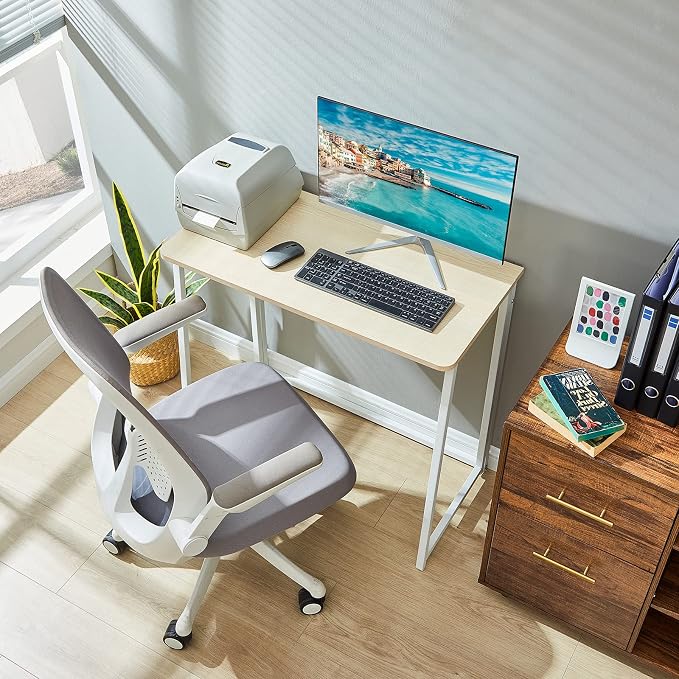 WOHOMO Folding Desk, Small Foldable Desk 39.4" - Image 9