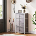 ODK Dresser for Bedroom with 4 Storage Drawers, Small Dresser Chest of Fabric - Image 6